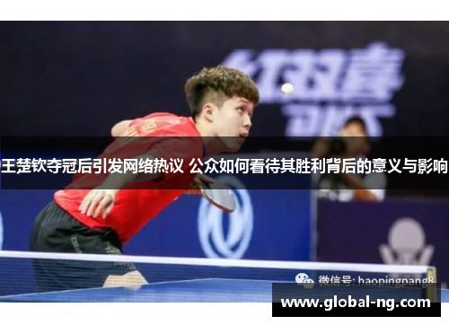 王楚钦夺冠后引发网络热议 公众如何看待其胜利背后的意义与影响